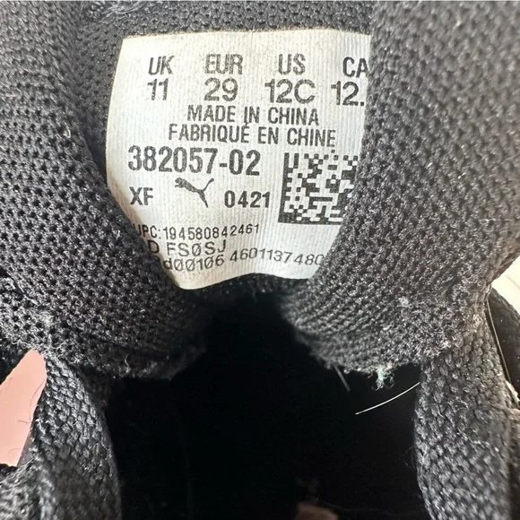 PUMA Unisex-Child Caven Sneaker, Black/White - Picture 13 of 16